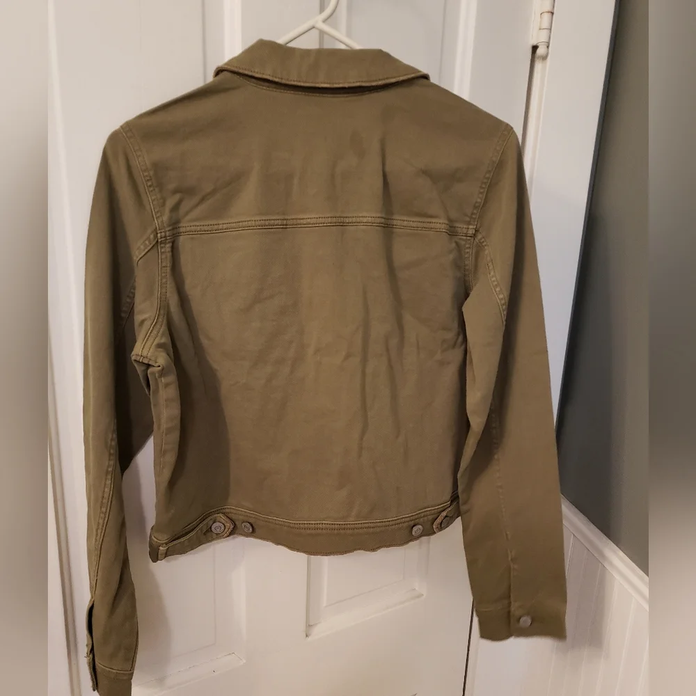 Sonoma Olive Green Denim Jacket - Picture 7 of 7